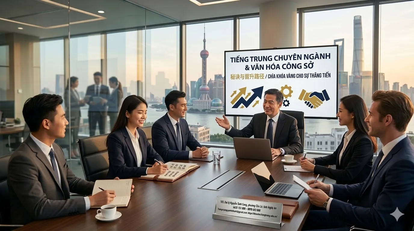 Tiếng Trung Chuyên Ngành & Văn Hóa Công Sở: Chìa Khóa Vàng Để Thăng Tiến Trong Doanh Nghiệp Trung Quốc